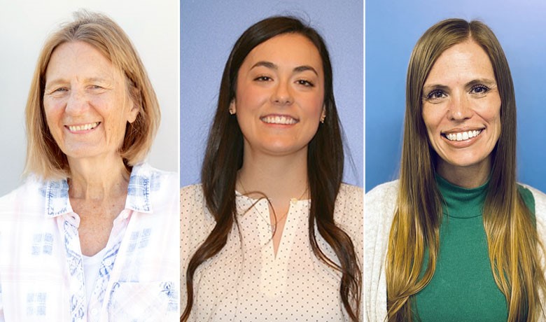 Dr. Gill Hamilton, Kylee Volk and RN Sara Crance.